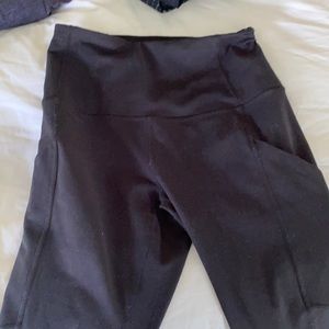 Zella black cropped leggings